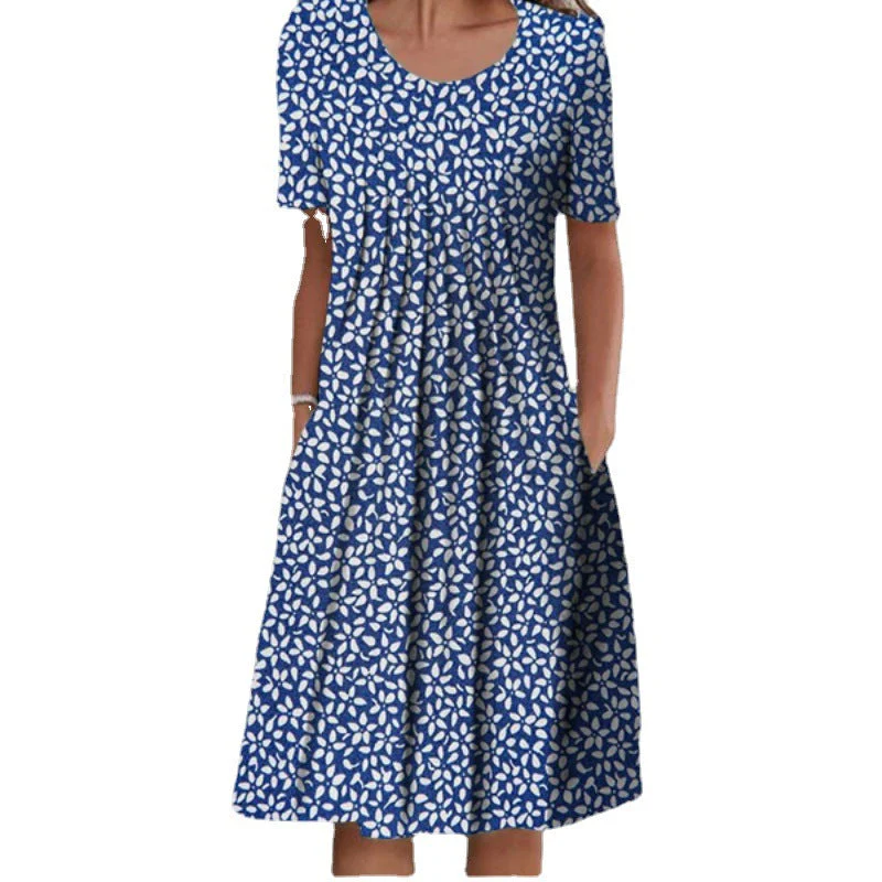 Jenni® | Women'S Floral Midi Dress With Pleated Design - Image 5