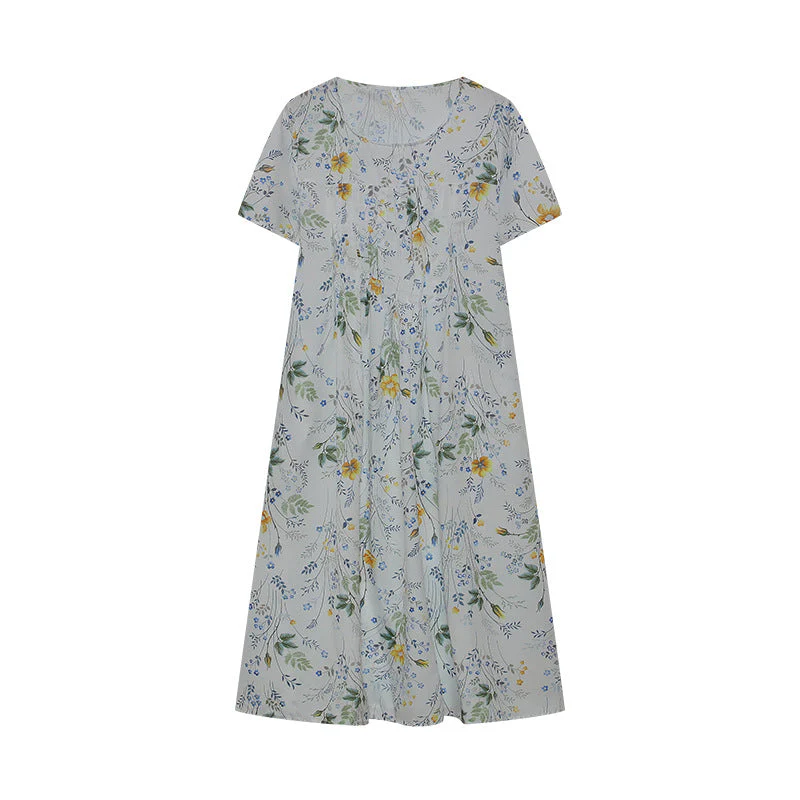 Jenni® | Women'S Floral Midi Dress With Pleated Design - Image 6