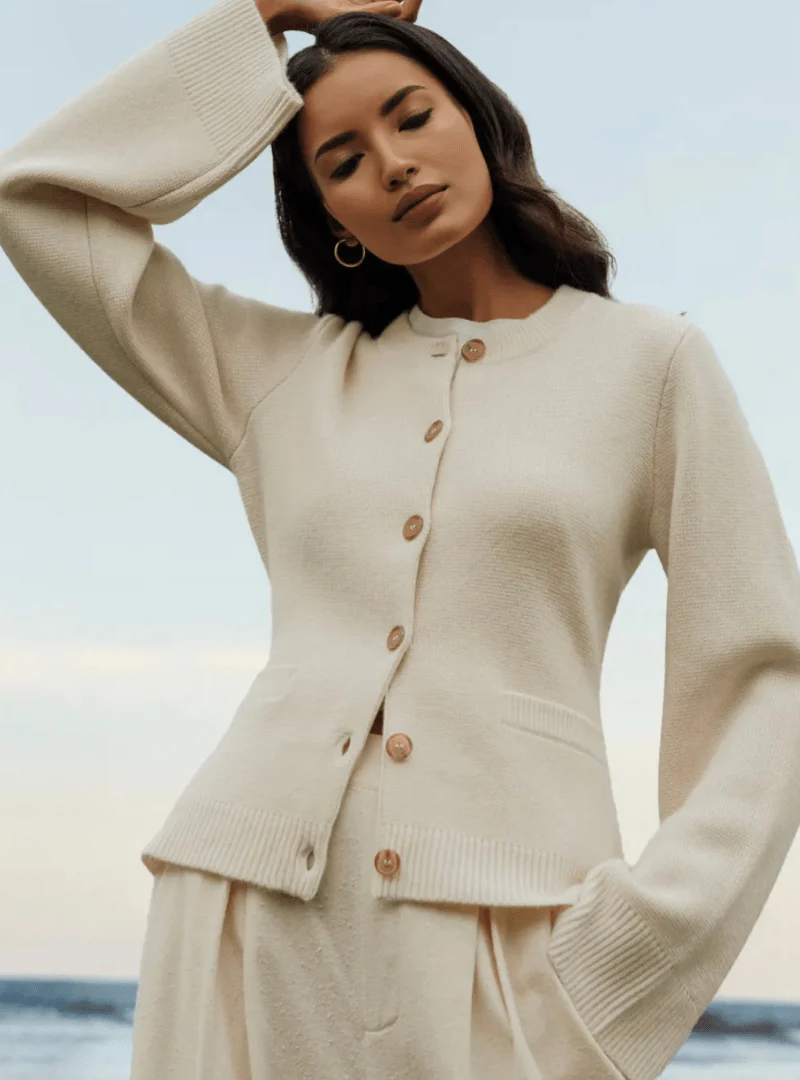 Jennifer | Classic women's cardigan with button placket