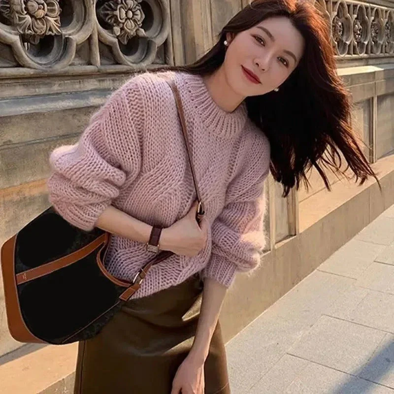 Jessa | Oversized knit sweater for women - Image 2