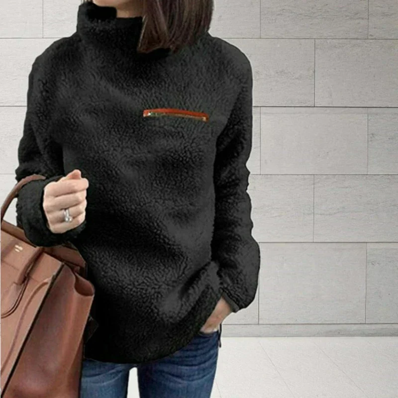 Jesusa® | Long sleeve turtleneck sweater for women - Image 2