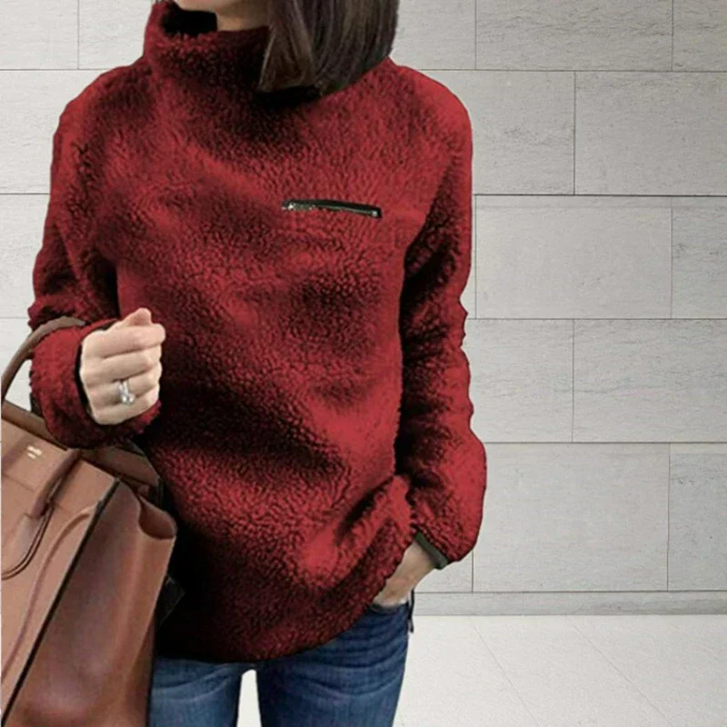 Jesusa® | Long sleeve turtleneck sweater for women - Image 3