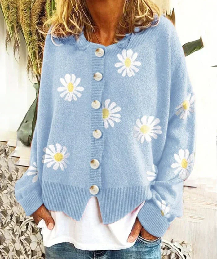 Jette® | Women's jacket with daisy design - Image 2