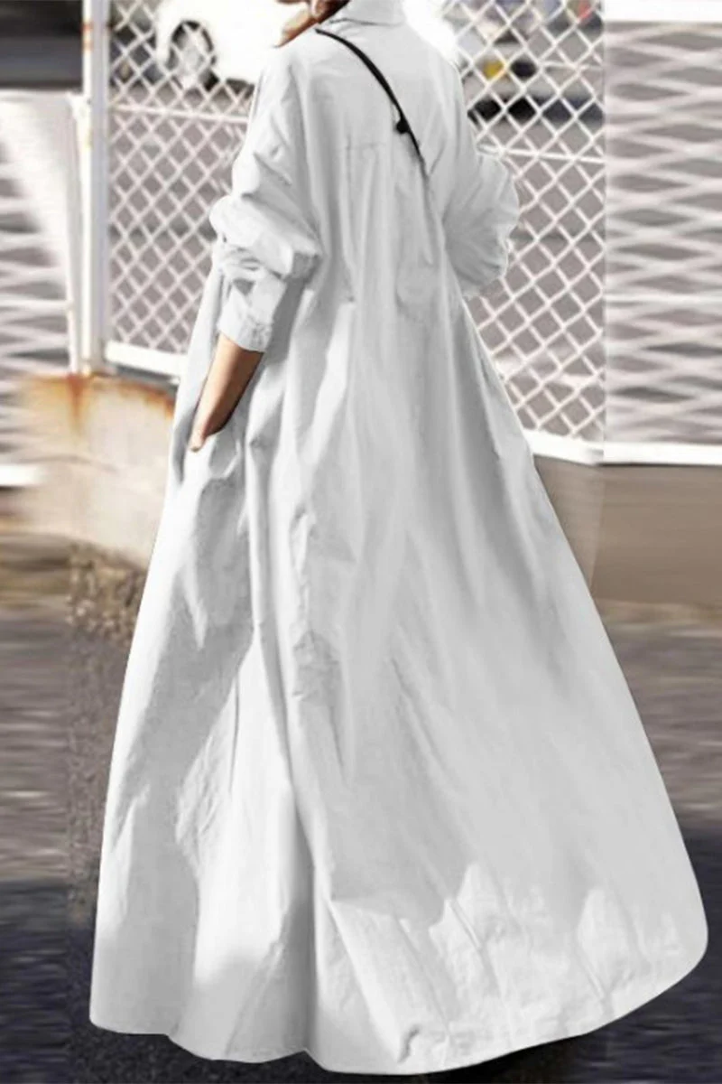 Jimena | Casual simplicity, fixed POLO collar, princess dresses - Image 2