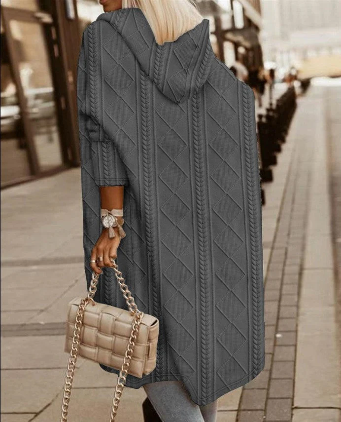 Jimena® | Long hooded jacket for women - Image 4