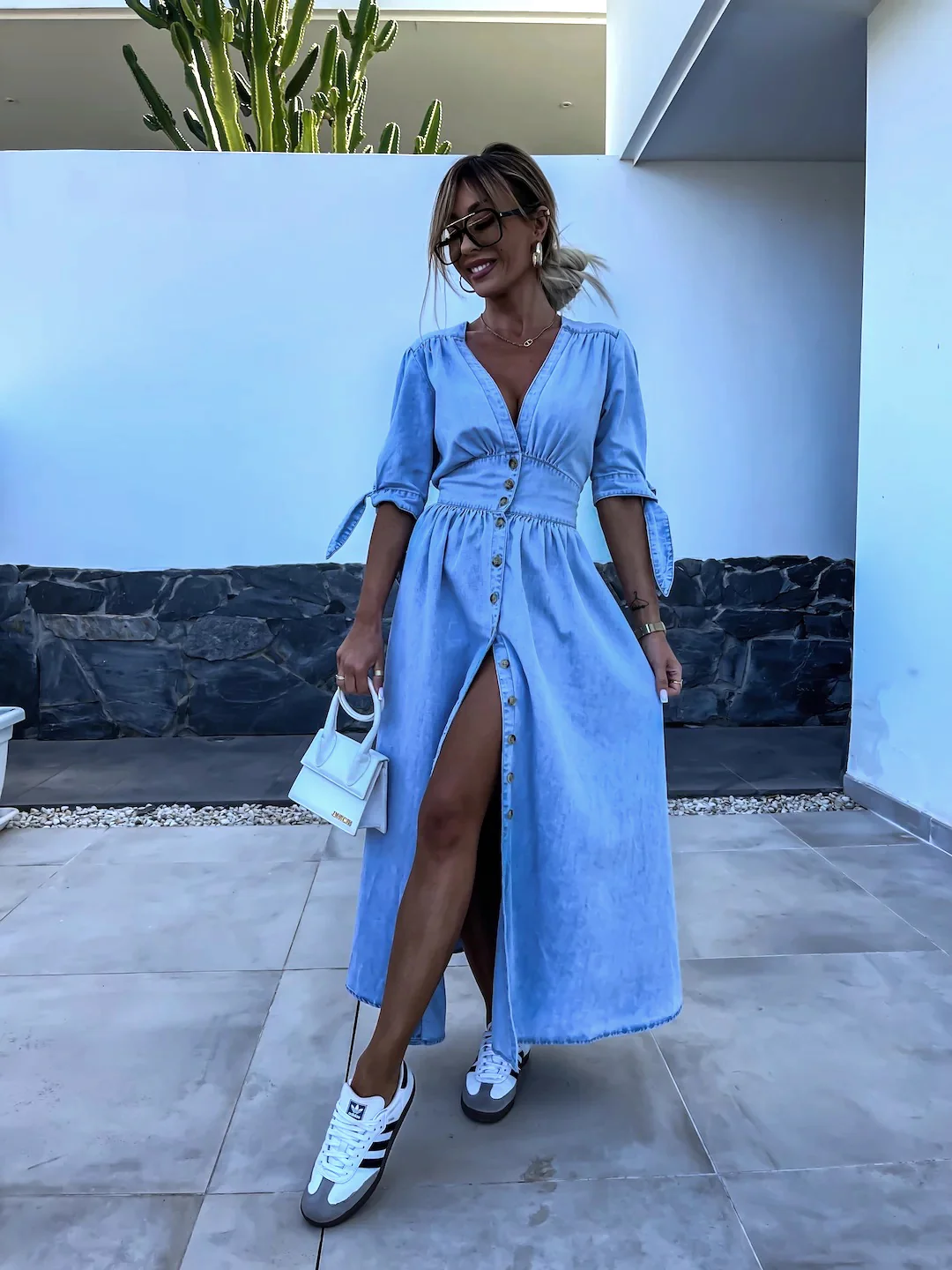 Jimena® | Maxi Dress In Denim - Image 5