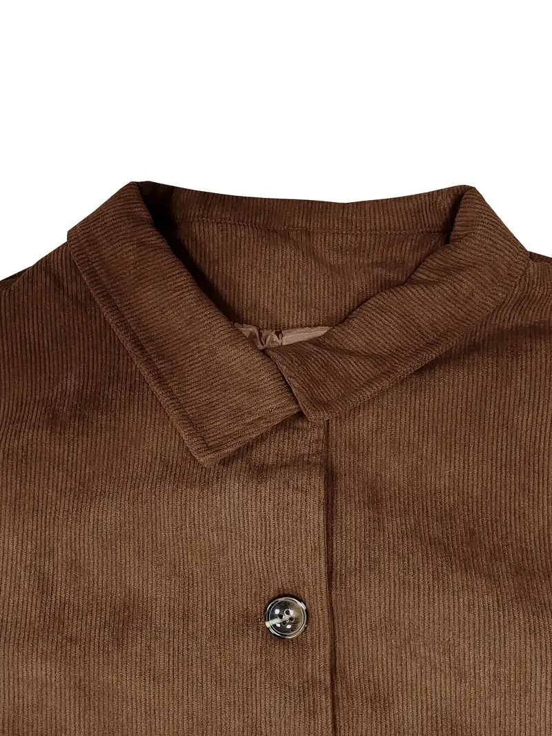 Johana | Corduroy jacket with button placket at the front - Image 4