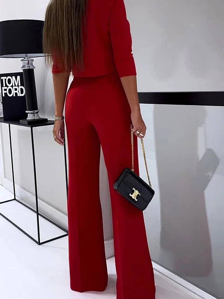 Johana | Elegant, casual top and trousers - Image 2