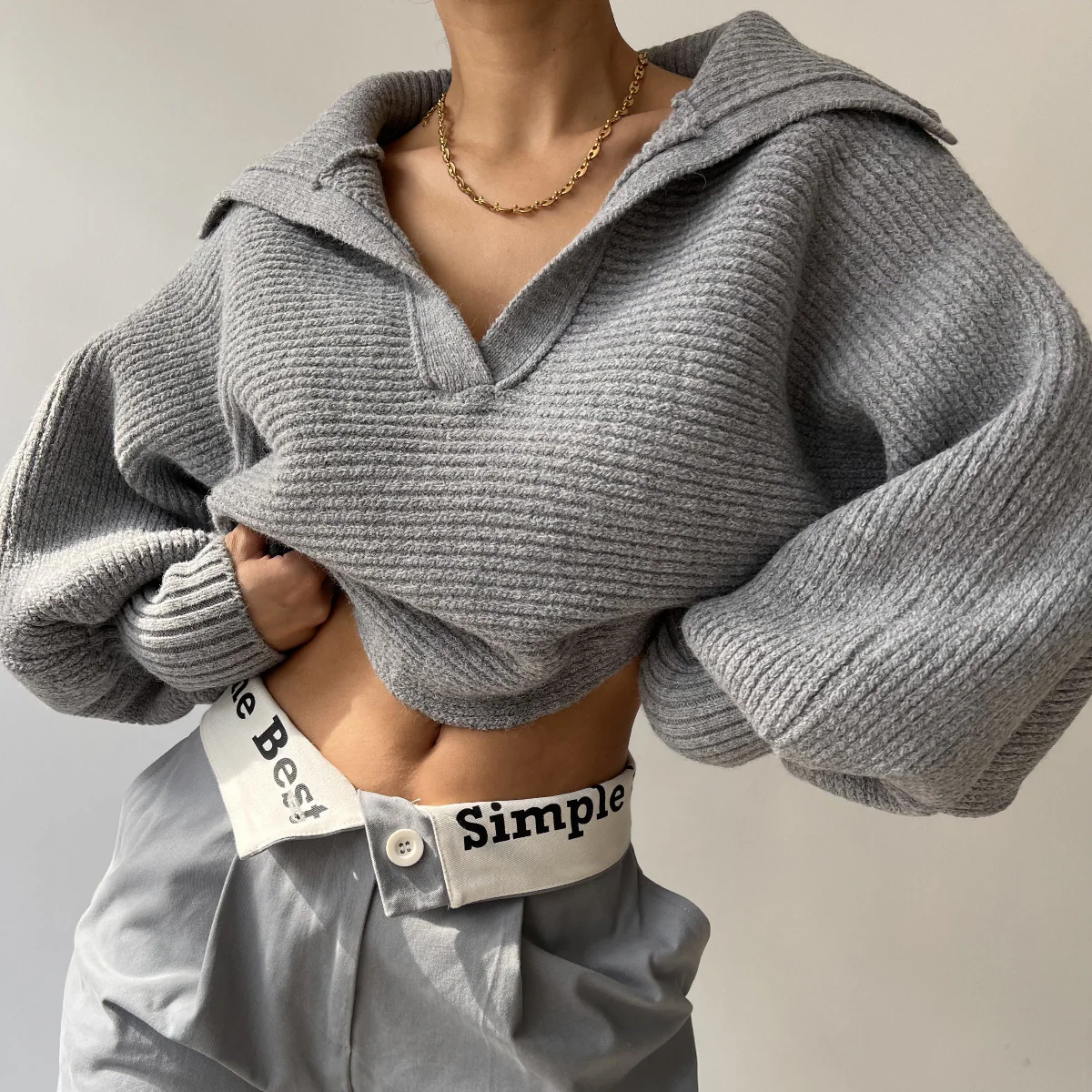 Josefina® | Oversized knit sweater for women - Image 3