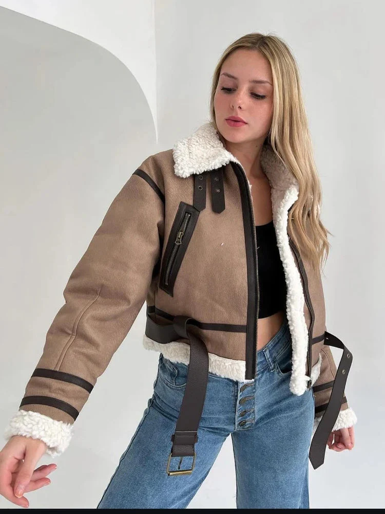Juana® | Exterior coat elegant and stylish with belt - Image 2