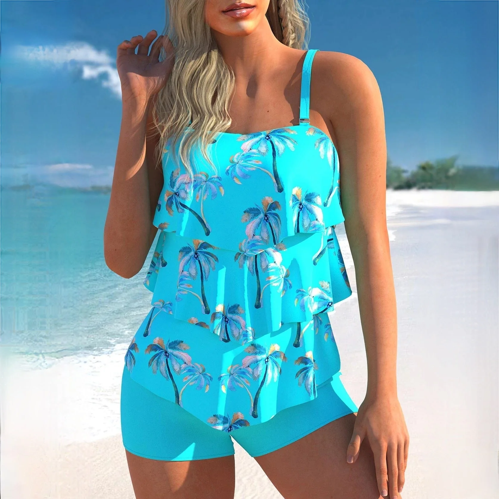 Juana® | Stylish Blue Tankini