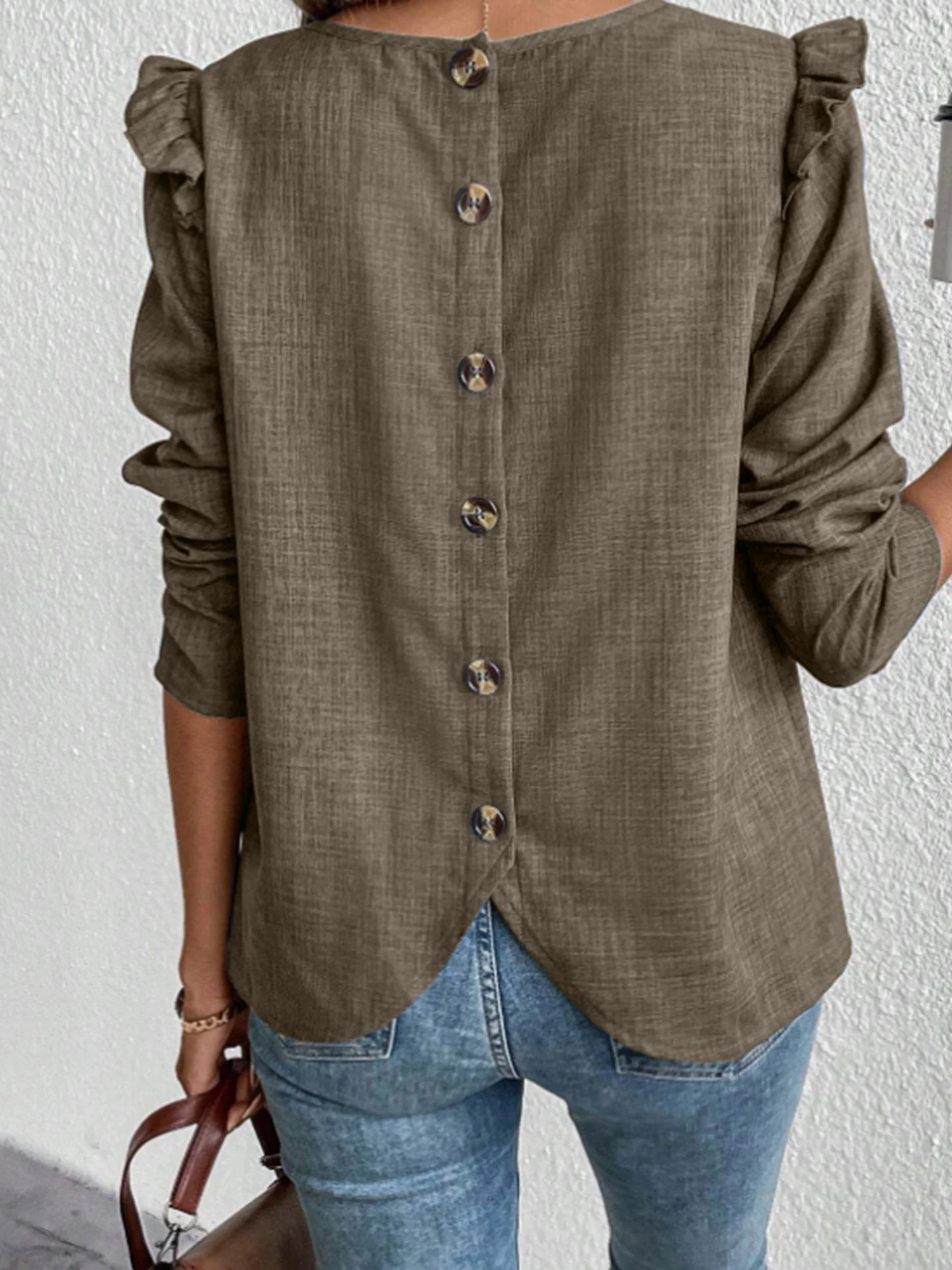 Juana® | Women'S Blouse With Ruffle Details And Button Closure - Image 8
