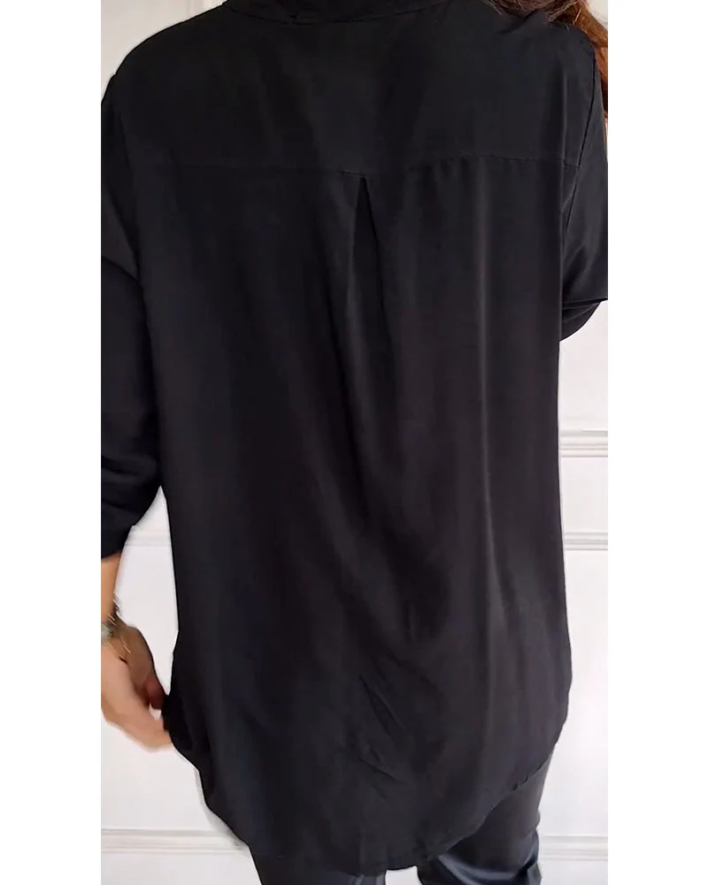 Juana® | Women'S Button-Front Blouse With Sequin Trim - Image 2