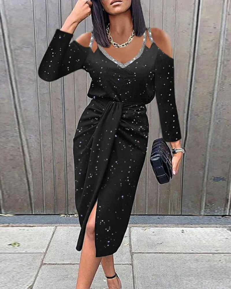 Juana® | Wrap Dress Festive Midi