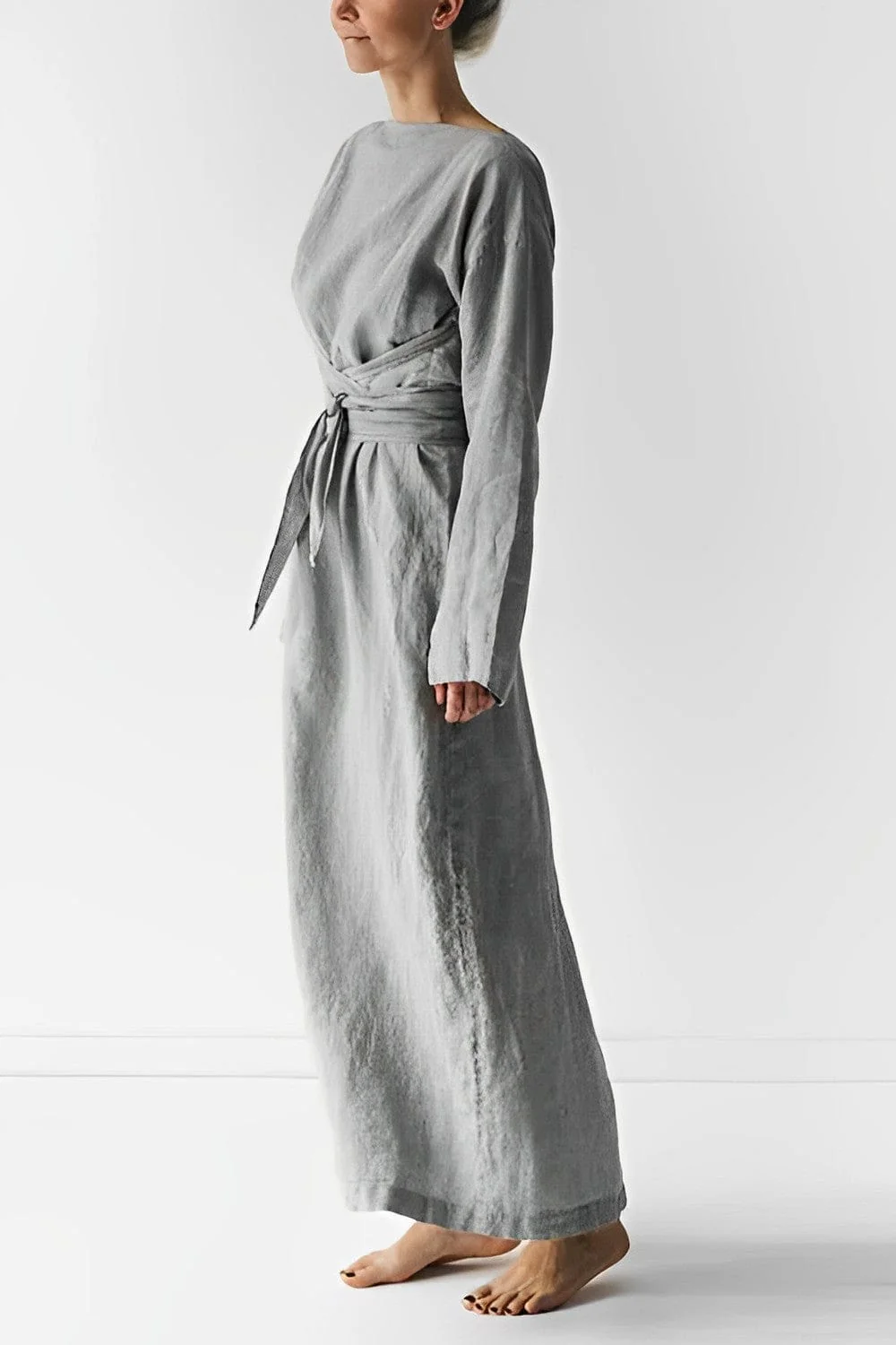 Julia® | Elegant, Stylish Linen Maxi Dress - Image 3