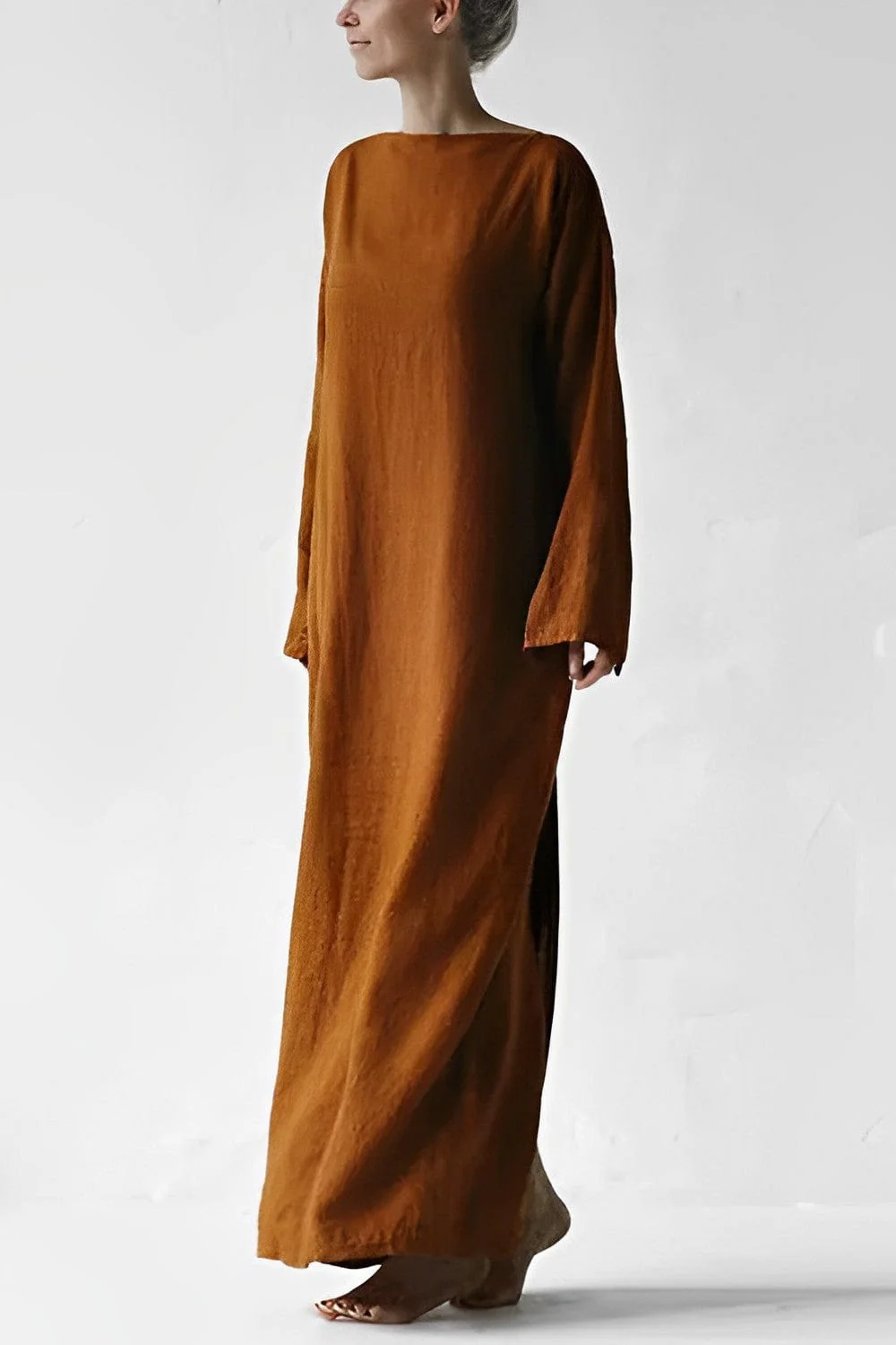 Julia® | Elegant, Stylish Linen Maxi Dress - Image 5