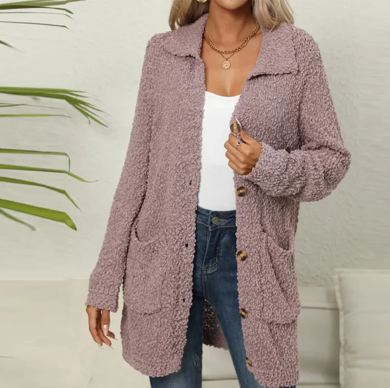 Julia | Long cardigan with pockets - Image 5