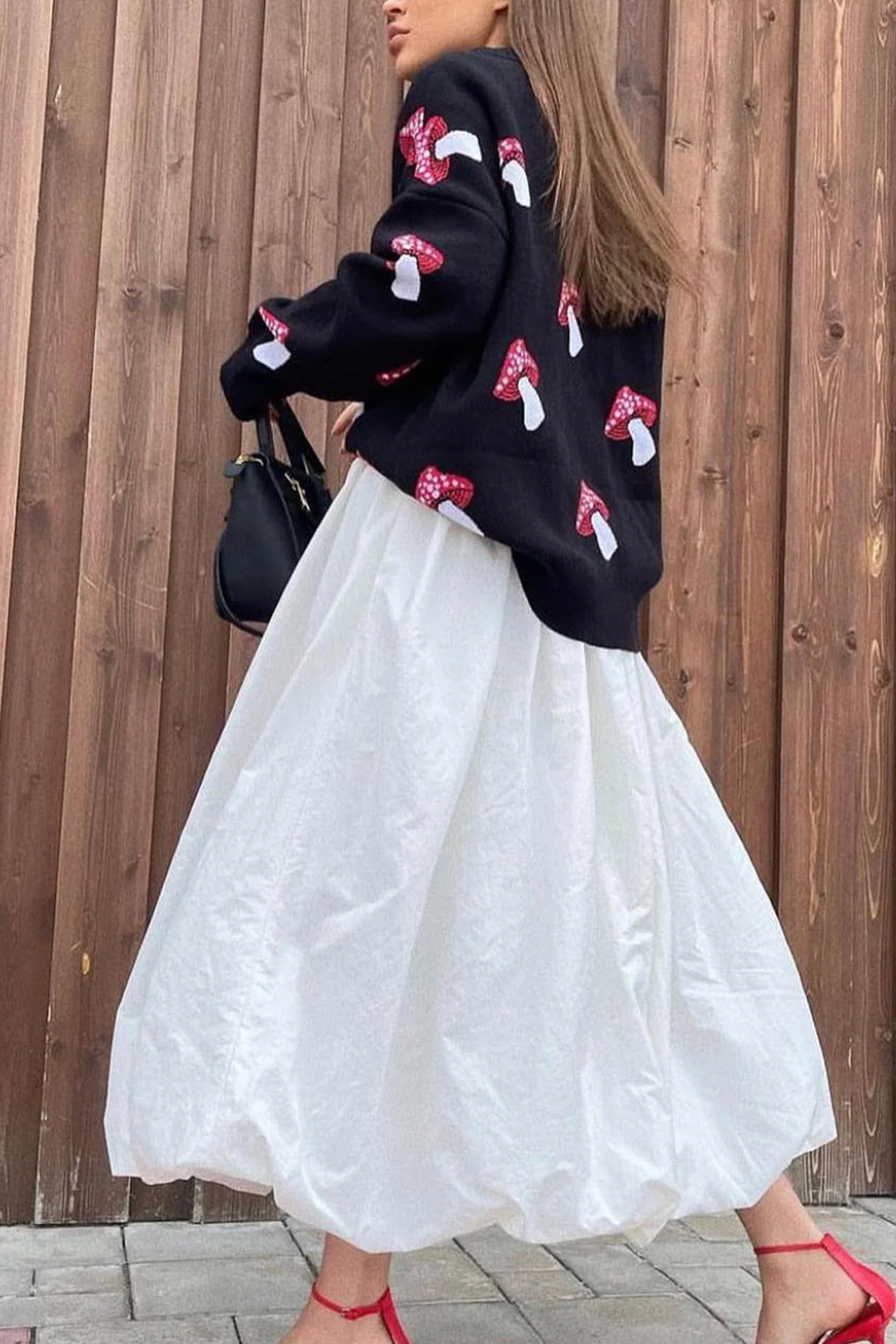 Julia | Mushroom graphic sweater - Image 8