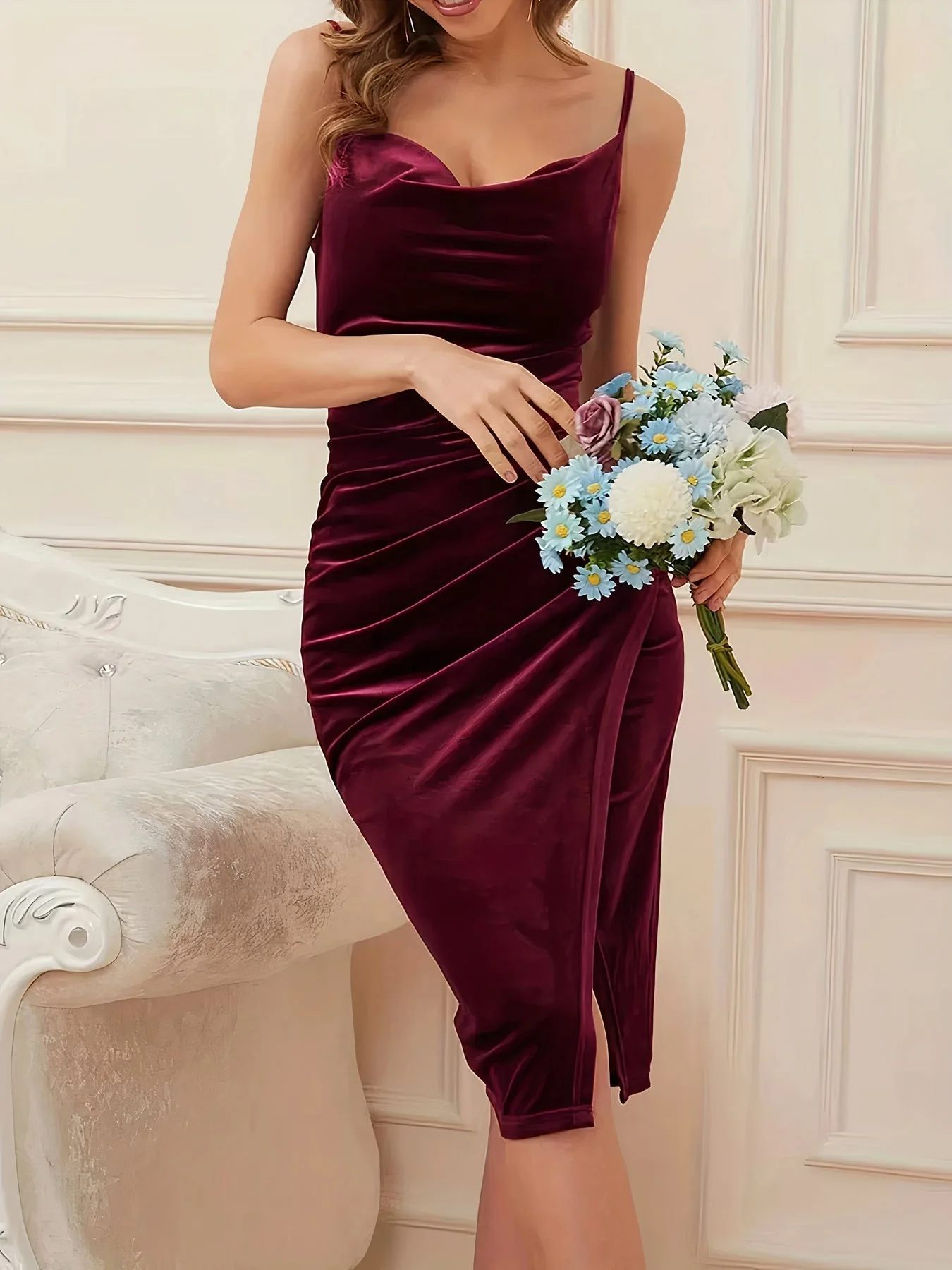 Julia® | Velvet Cocktail Dress
