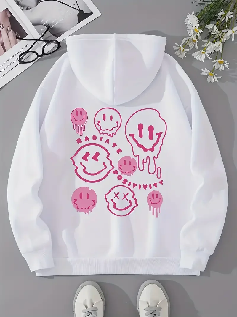 Julia | Warm, loose-fitting sweater with a hood - Image 2