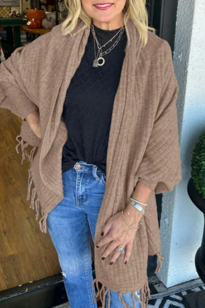 Julianna | Casual cardigan with tassels for everyday use - Image 2