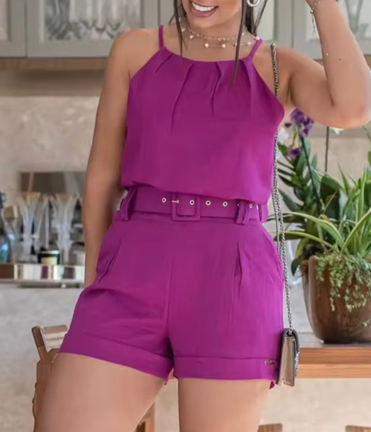 Julie® | Sleeveless T-Shirt And Shorts Set - Image 3
