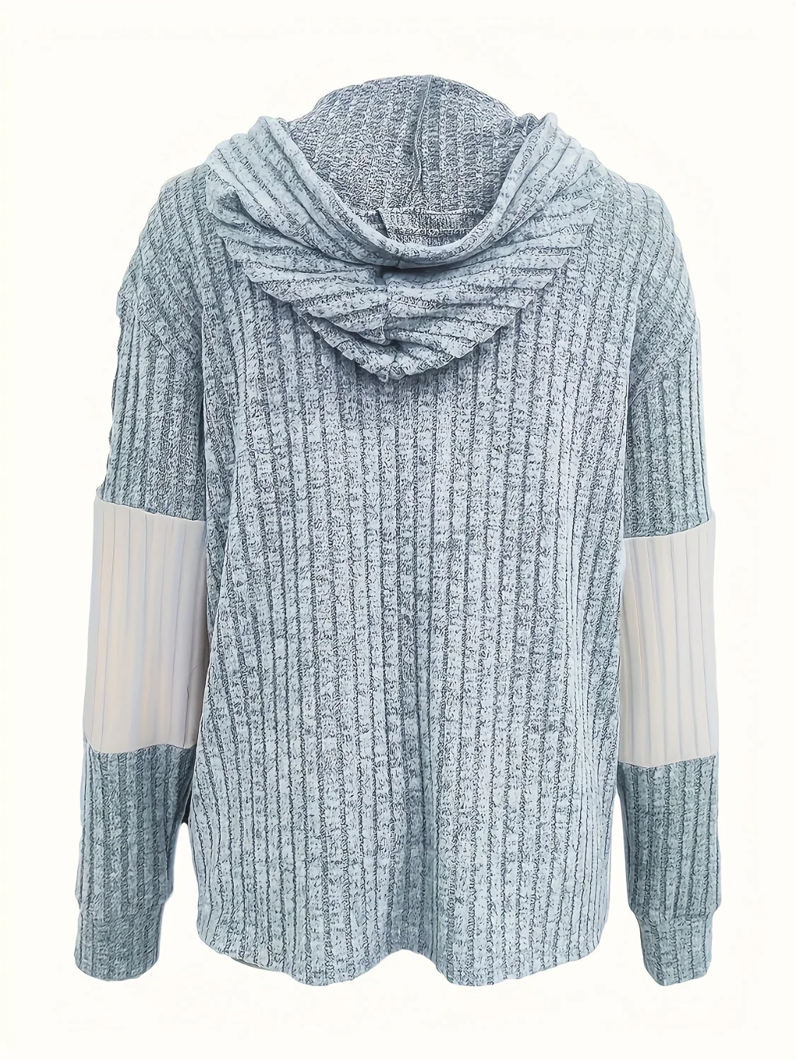 Julieta | Hooded jacket with drawstring and contrast zip - Image 6