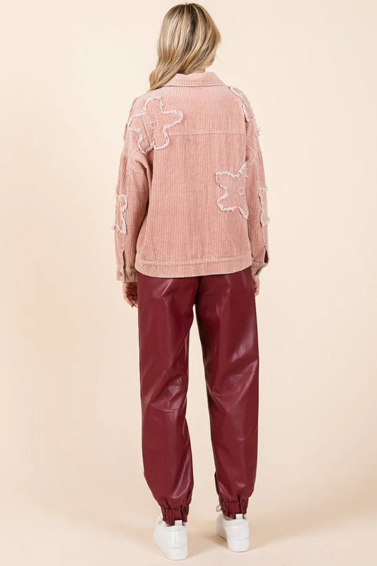 Julieta | Plus corduroy jacket with dropped shoulders - Image 14
