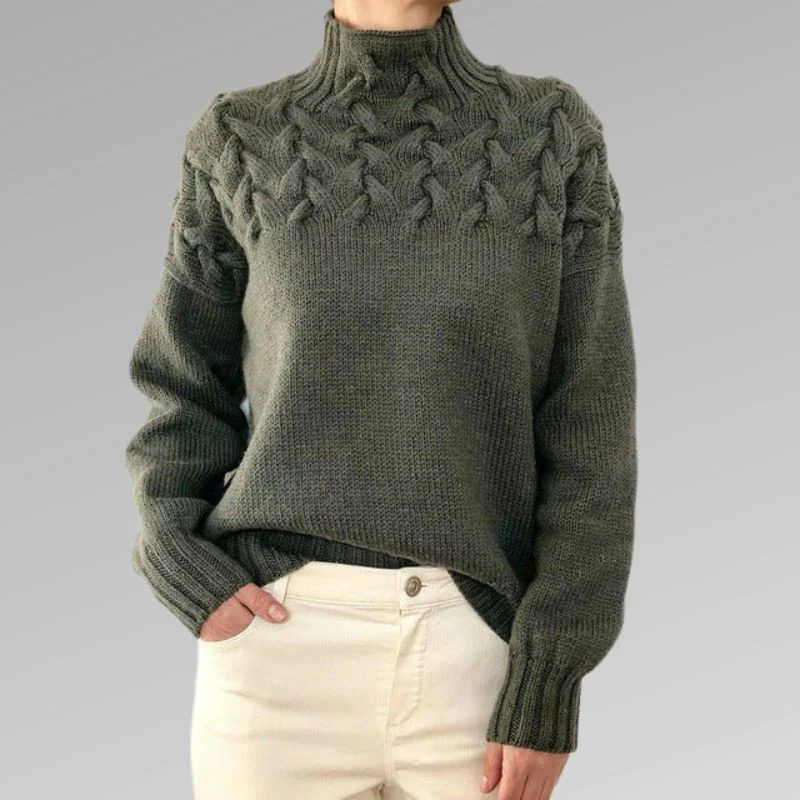 Julieta® | Pull Davila Élégant & Chaud À Col Montant - Image 3