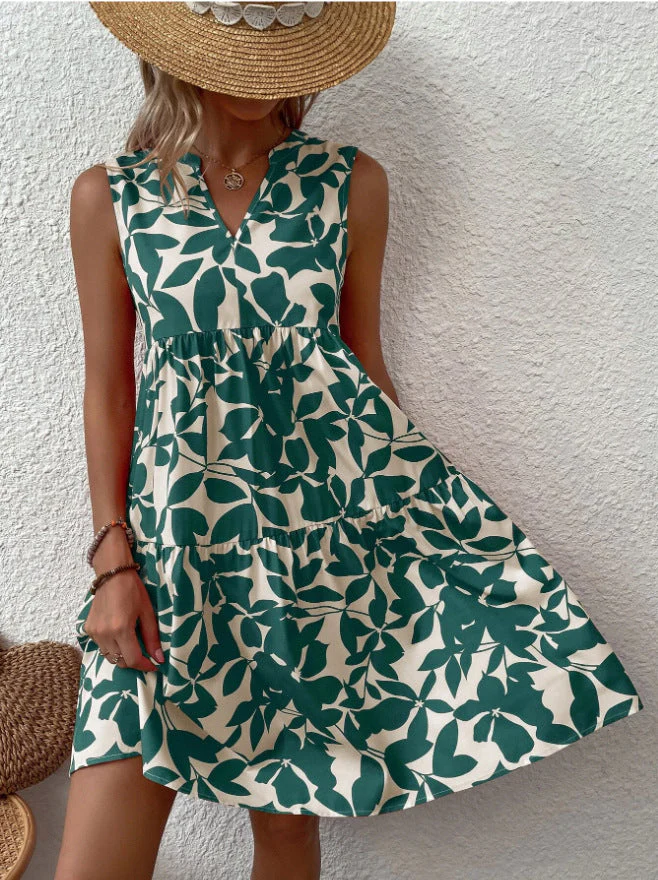 Julieta® | Women'S A-Line Sleeveless Summer Dress With V-Neck Design - Image 4