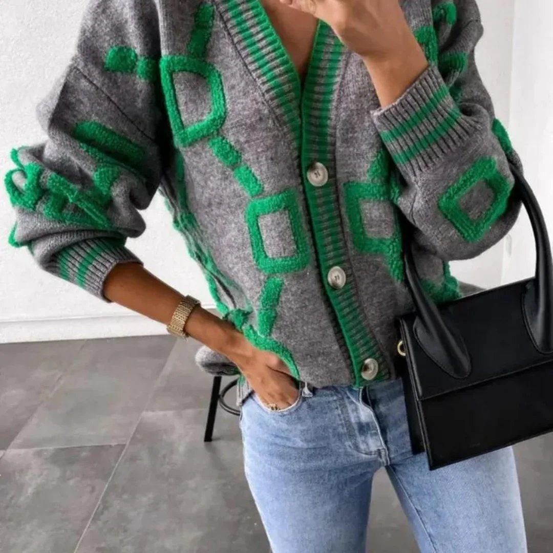 Jutta | Elegant women's jacket with long sleeves - Image 3