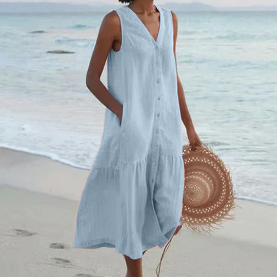 Kaitlyn® | Elegant Women'S Linen Dress - Image 2