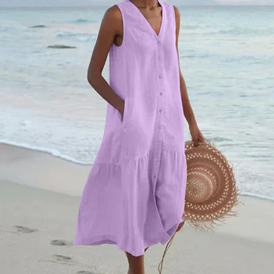 Kaitlyn® | Elegant Women'S Linen Dress - Image 7
