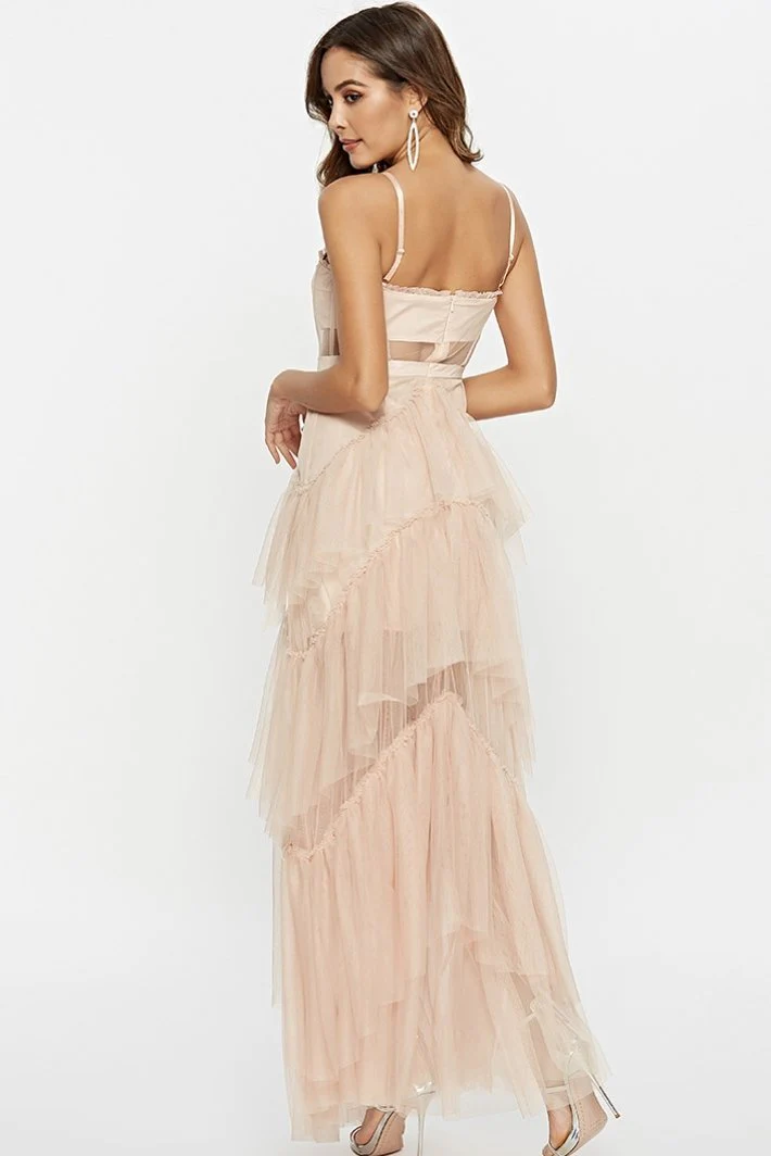 Karen® | Maxi Mesh Slip With Leather Corset - Image 3
