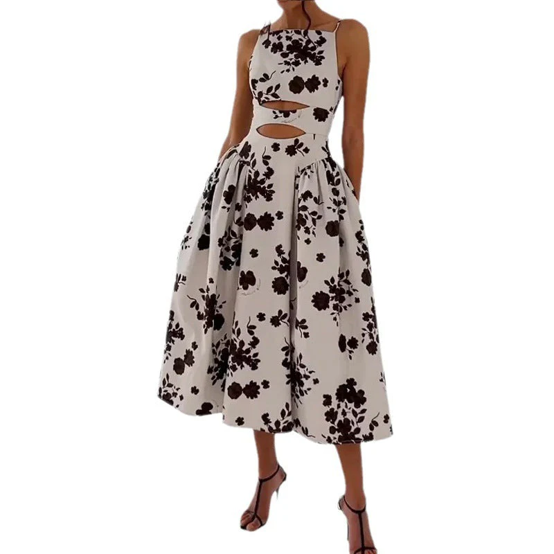 Karen® | Women'S A-Line Dress With Cut-Outs And Floral Print - Image 5
