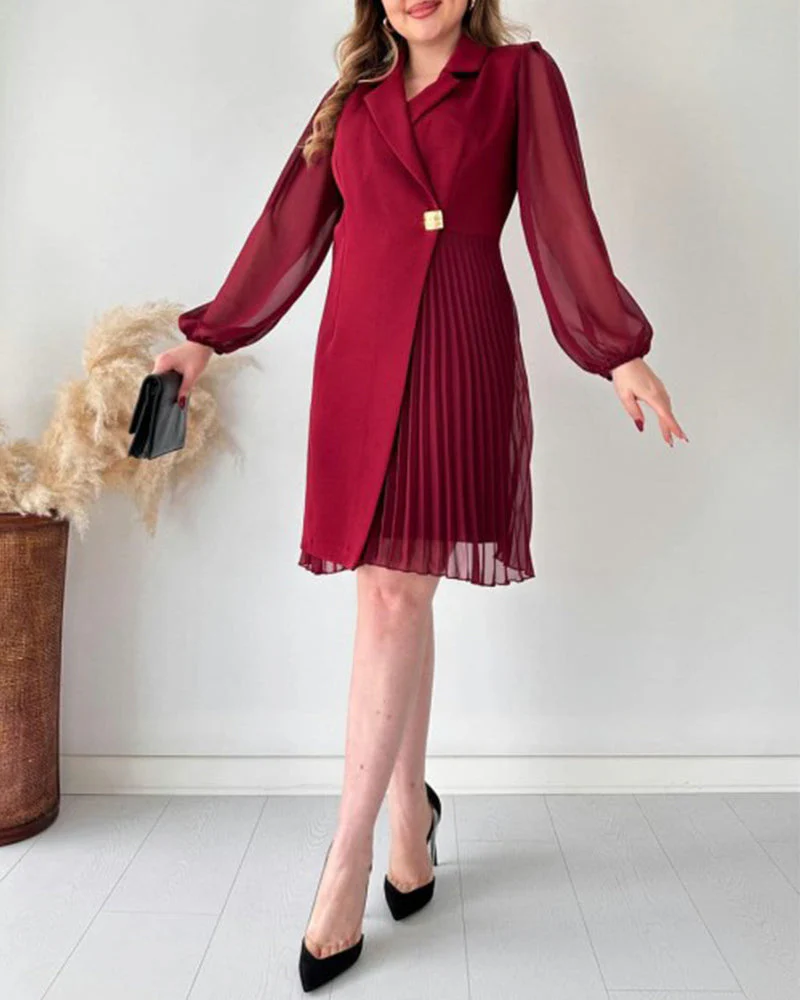 Karin | Dress with gold buckle - Image 3