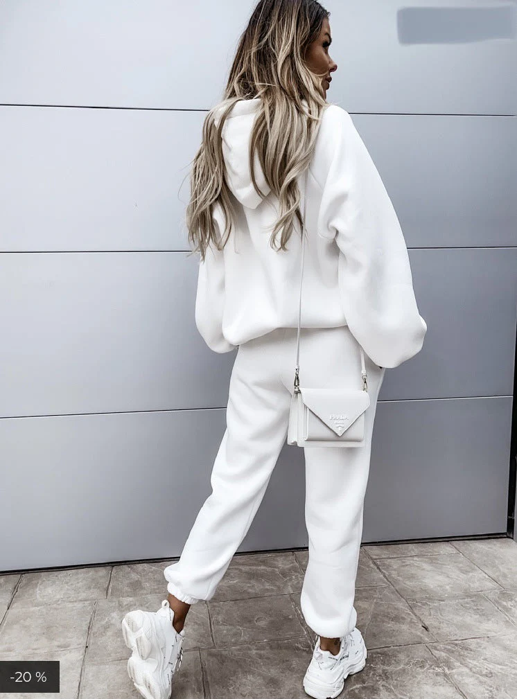Karina | Set consisting of a sweatshirt, hoodie and trousers - Image 5