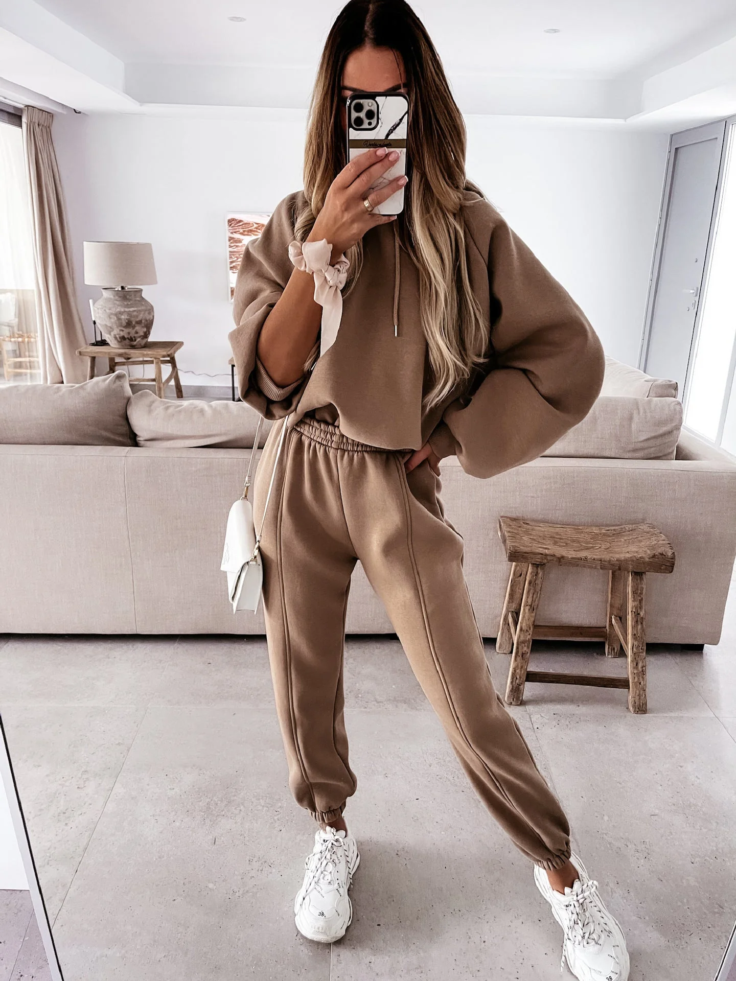 Karina | Set consisting of a sweatshirt, hoodie and trousers - Image 8