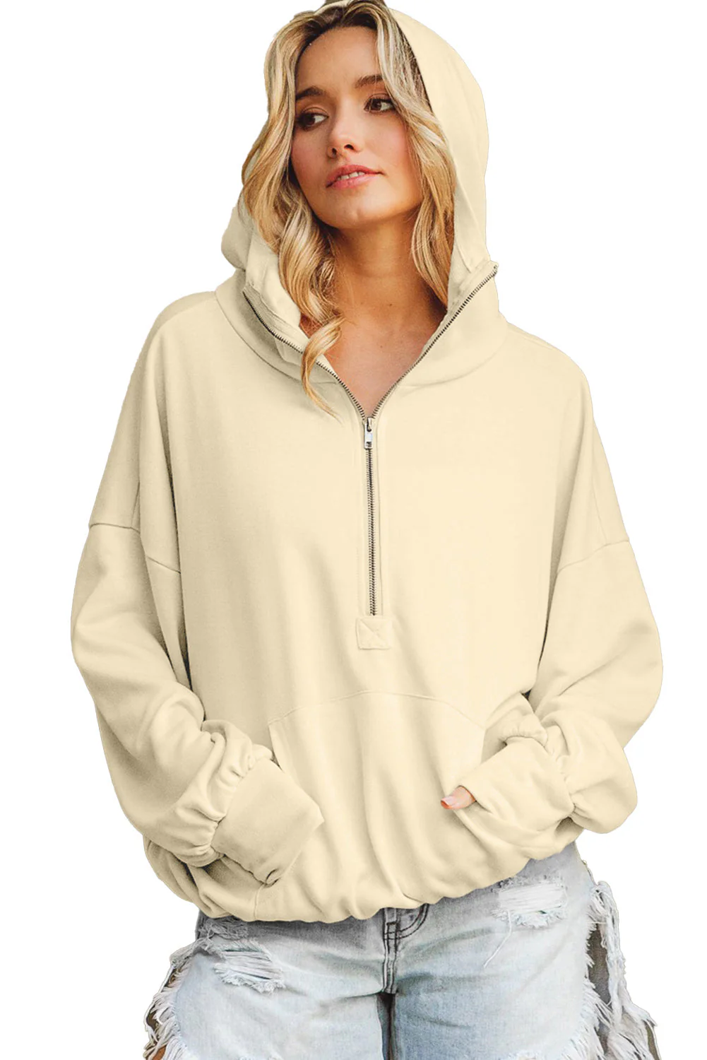 Karina | Elegant and casual winter hoodie - Image 4