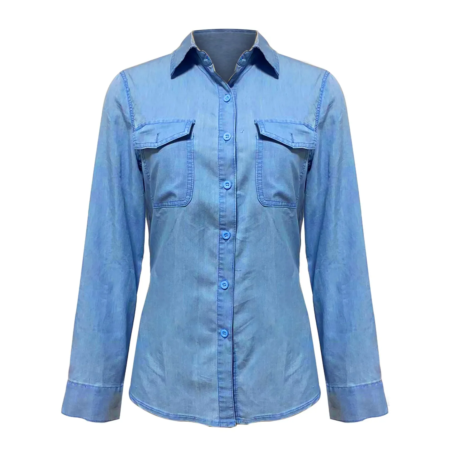 Karla® | Classic women's denim shirt - Image 7