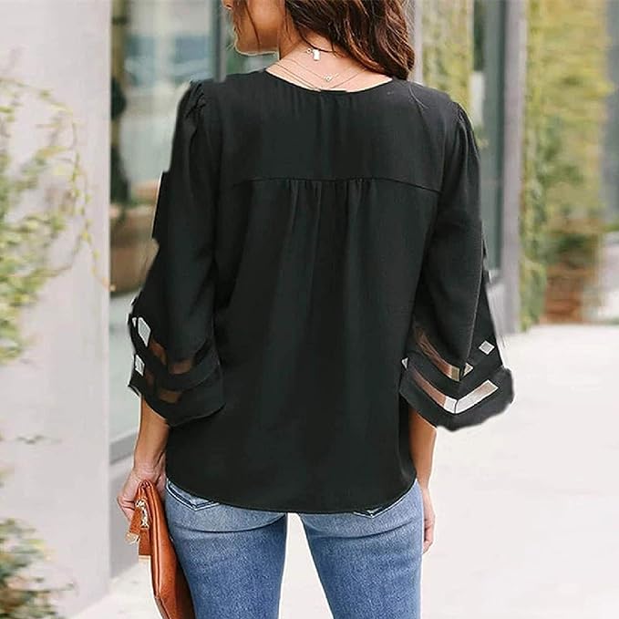 Katherin® | Summery Hawaiian ladies blouse - Image 3