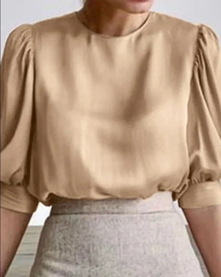 Katherine® | Satin Blouse - Image 2