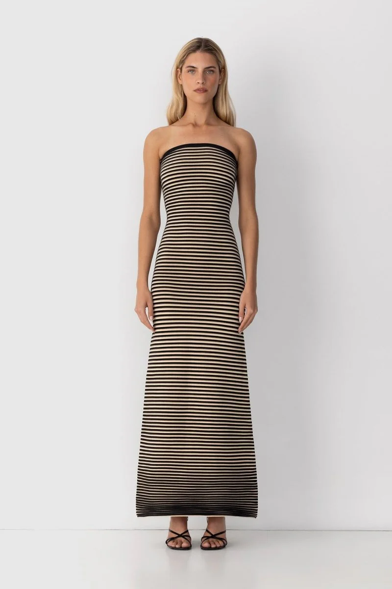 Katia® | Sleeveless Maxi Dress In Striped Knit - Image 13