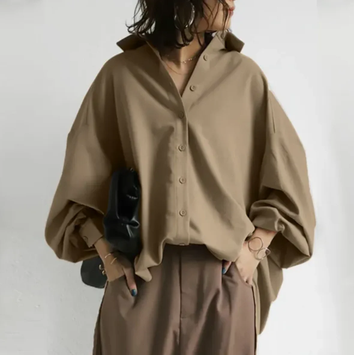 Katia | Lapel blouse for women - Image 2