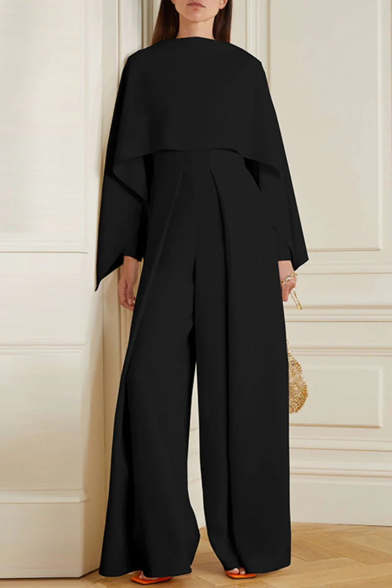 Katja | Casual O-neck patchwork jumpsuits with regular fit - Image 2