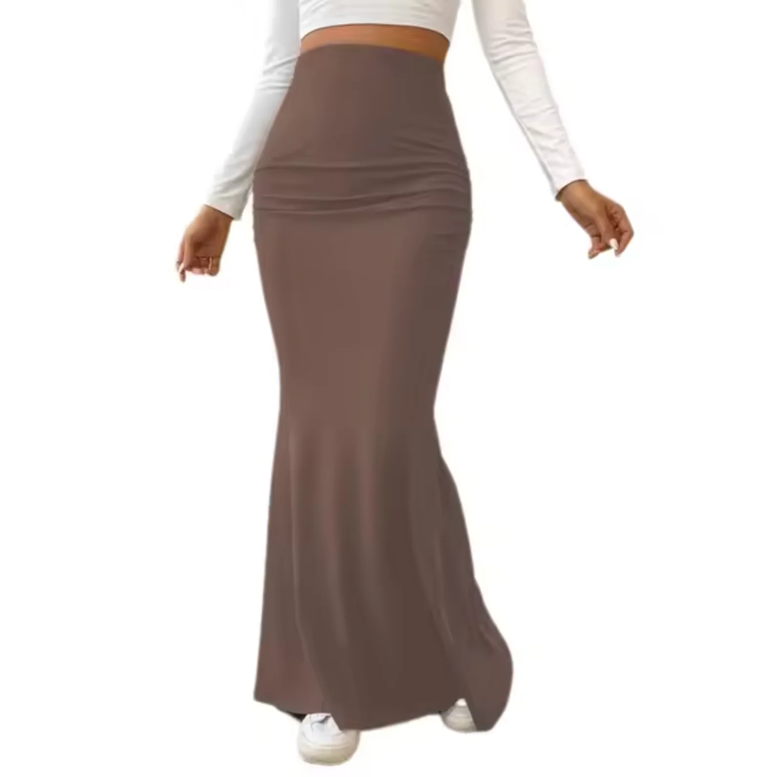 Kayla® | High Waist Fishtail Long Skirt - Image 2