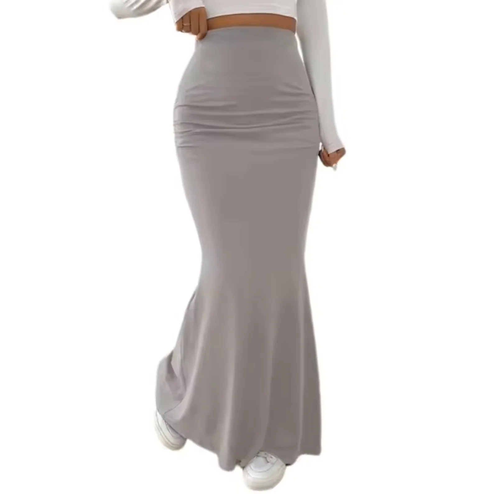 Kayla® | High Waist Fishtail Long Skirt - Image 4