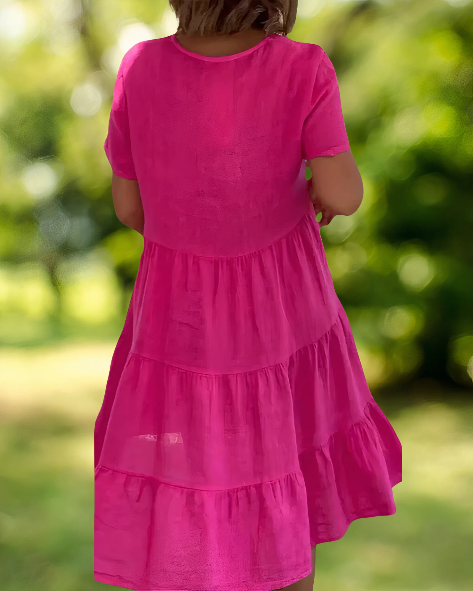 Keira® | Cotton Linen Dress - Image 3
