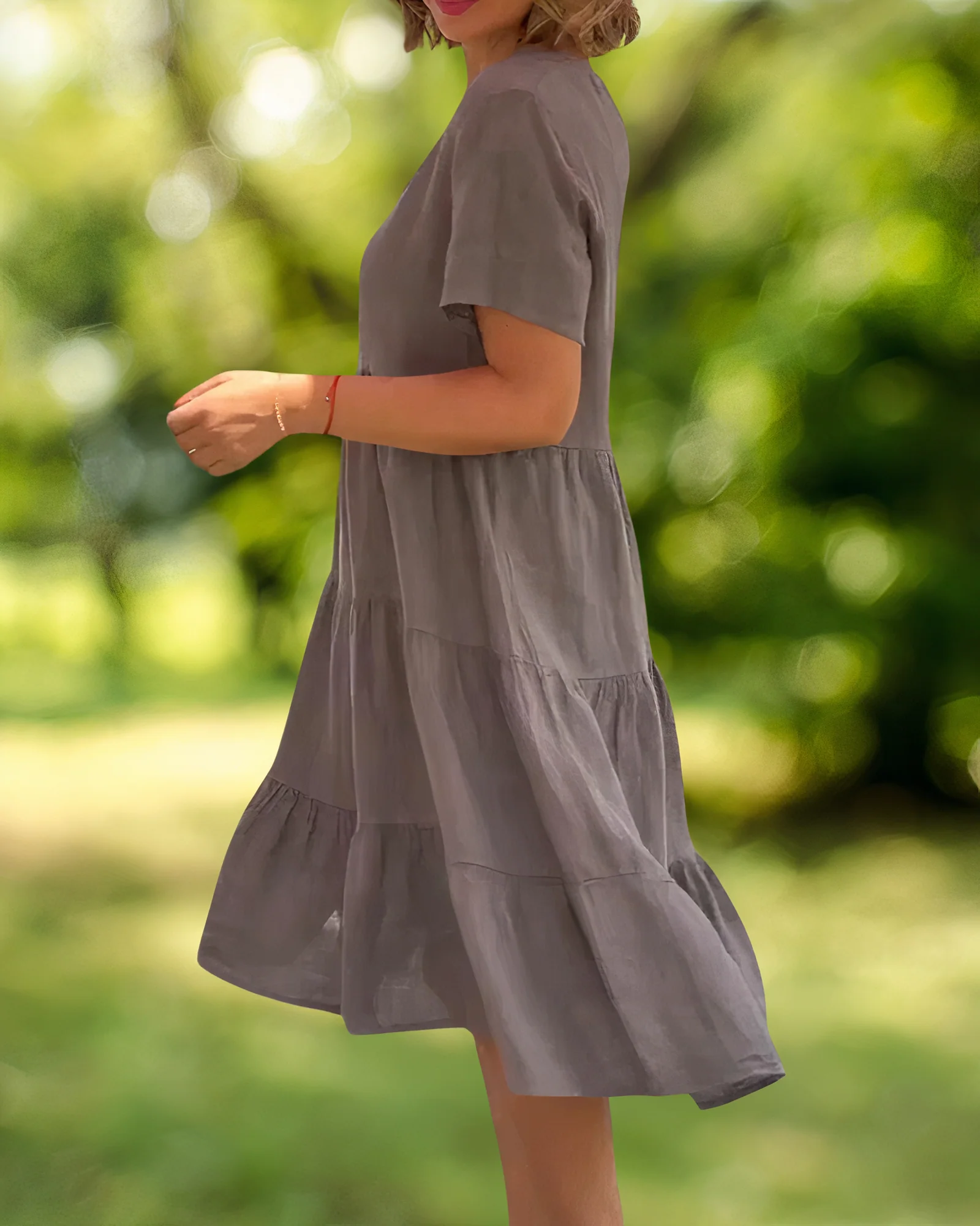 Keira® | Cotton Linen Dress - Image 5