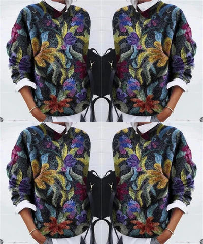 Kimberly | Trendy floral sweater - Image 5